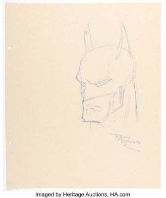 Brian Bolland - Batman Sketch Original Art (c. 1980s-90s). | Heritage