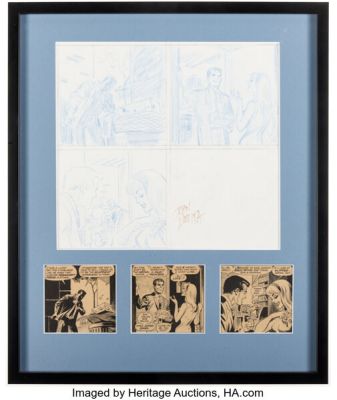 John Romita Sr. The Spectacular Spider-Man #1 Partial Story Page 16 Preliminary Original Art (Marvel, 1968). | Heritage