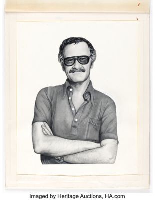 Janet Jackson Marvel Age #41 "Stan the Man" Cover Element Original Art (Marvel, 1986). | Heritage