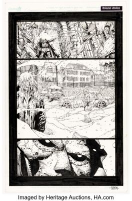 David Finch and Danny Miki Ultimatum #1 Dr. Doom Story Page 20 Original Art (Marvel, 2009). | Heritage
