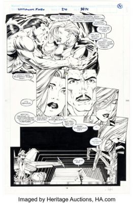 Whilce Portacio and Scott Williams The Uncanny X-Men #290 Forge and Jean Grey Story Page 10 Original Art (Marvel, 1992). | Heritage