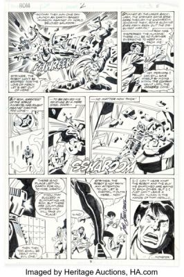 Sal Buscema Rom #2 Story Page 5 Original Art (Marvel, 1980). | Heritage