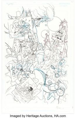 Riley Rossmo Future State: Legion of Super-Heroes #2 Story Page 4 Original Art (DC, 2021). | Heritage