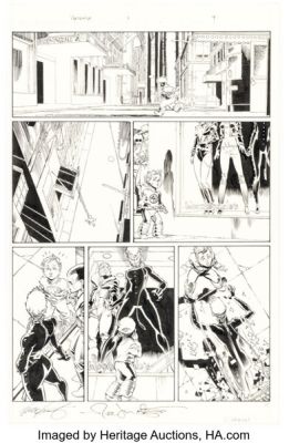 Rick Leonardi and Dan Green Phoenix #1 Unpublished Rachel Summers and Franklin Richards Story Page Original Art (Marvel, 1986). | Heritage