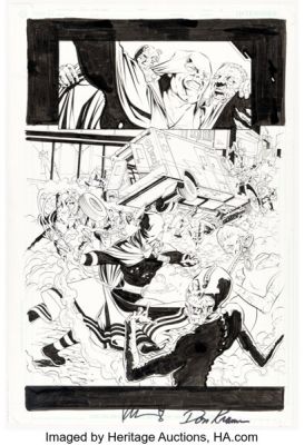 Don Kramer and Keith Champagne JSA #61 Story Page 18 Original Art (DC, 2004). | Heritage
