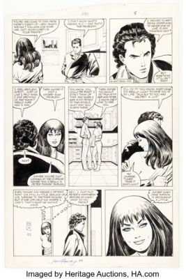 John Romita Jr. and Vince Colletta The Amazing Spider-Man #290 Mary Jane Story Page 6 Original Art (Marvel, 1987). | Heritage