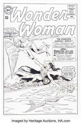 Mike Esposito Wonder Woman #144 Cover Re-Creation Illustration Original Art (2004). (Total: 2 Items) | Heritage