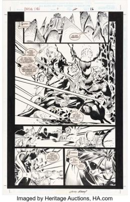 Andy Kubert and Matt Ryan Amazing X-Men #4 "Age of Apocalypse" Story Page 12 Original Art (Marvel, 1995). | Heritage