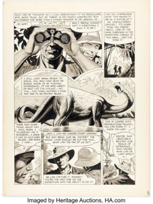 Dan Adkins Eerie #7 "It That Lurks!" Story Page 2 Original Art (Warren, 1967). | Heritage