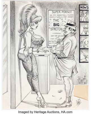 Bill Ward - Adult Single Panel Gag Cartoon Illustration Original Art (c. 1970-1980s). | Heritage