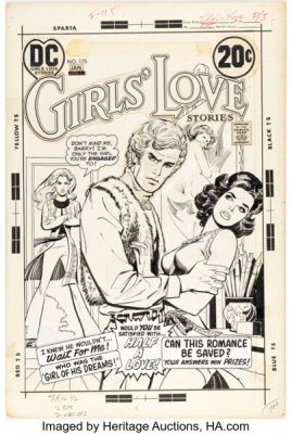Werner Roth and Vince Colletta Girls’ Love Stories #175 Cover Original Art (DC, 1972). | Heritage