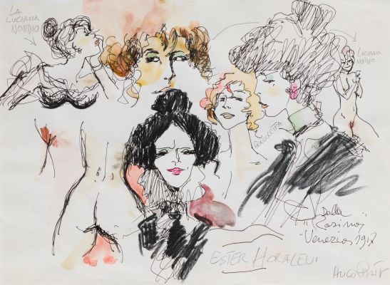 * Pratt (Hugo) :... | * PRATT (Hugo) : Sonnets érotiques, illustration reprise... | Tessier Sarrou