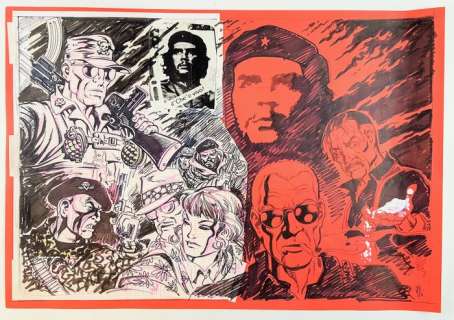 Magnus - Originale di Copertina "L’Uomo che Uccise Ernesto "Che" Guevara" - Page volante - EO | Catawiki