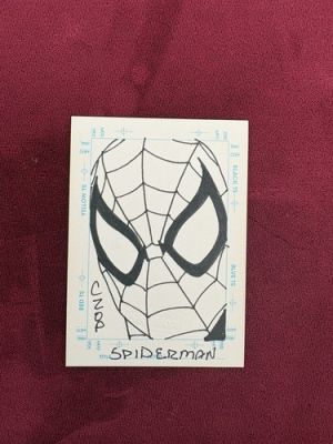 Marvel Spider Man 1998 SkyBox MCC Sketch Card Original Artists Sketch Czop | eBay US (Buy It Now)