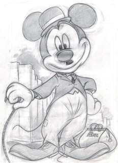 Mickey Chaplin - Original Preliminary Drawing - Jaume Esteve - Art de crayon | Catawiki