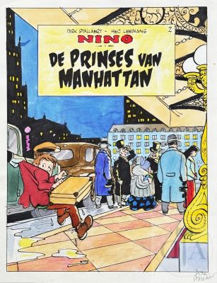 Stallaert | Lot 292 : Stallaert / Nino. Dessin original réalisé pour le projet de la… | Dagoty