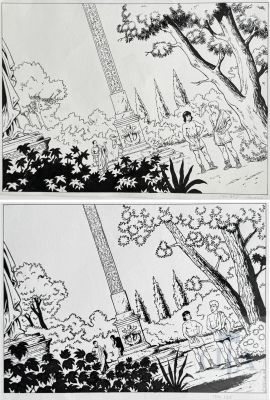 Enrico Et Simon | Lot 338 : Enrico et Simon / J Martin / Alix. Planche originale de l’album… | Dagoty