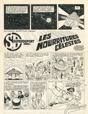 GOTLIB (1934-2016) - Lot 54 : Superdupont - Oui Nide You, Les nourritures célestes