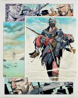 Breccia, Enrique & Dorison, Xavier | LES SENTINELLES Planche originale à | Cornette de St Cyr