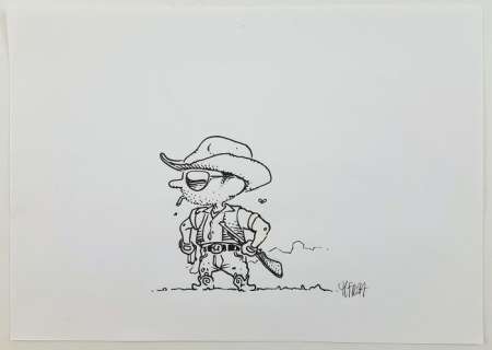 Massimiliano Frezzato - Illustrazione Originale "Il Manuale del Tamarro" - Loose page - (2019) | Catawiki