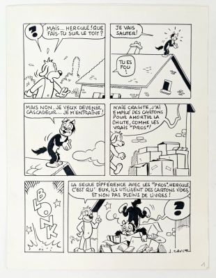 Pif Cance Louis Pif... | PIF CANCE Louis Pif et Hercule Gag en une planche (1) Planche... | Vermot et Associés
