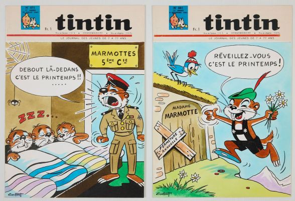 * Paul Coutant -... | * Paul Coutant - Ensemble de 2 dessins originaux :... | Tessier Sarrou