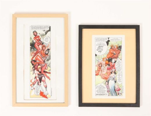 MATENA, DICK (B. 1943) TWO EROTIC HOMMAGES TO ERIC DE NOORMAN | Zwiggelaar Auctions