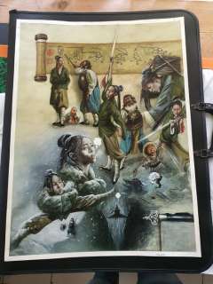 La dynastie des dragons T1 - Planche orIginale (p.56) - La colère de Ying Long - (2011) | Catawiki