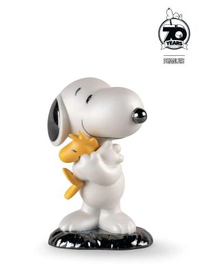 Snoopy™ & Woodstock Sculpture | Corner4art