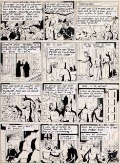 De Moor (Bob) | Conrad le Hardi, planche n°28 Ã  l’encre de Chine… | Banque Dessinée