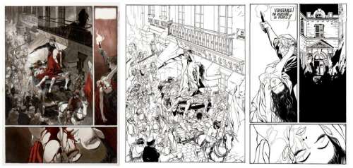 Yslaire | Sambre - Faut-il que nous mourrions ensemble... Encre de Chine | Millon