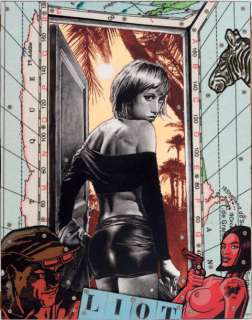 Eric Liot & Jean-Claude Claeys - Hands Up Techniques mixtes sur panneau /