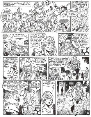 Raymond Reding = Eric Castel, Le Secret de Pablito, Planche Originale À L’encre de Chine. Dimensions : 33 Cm X 45 Cm. | Lot 266 : Raymond Reding = Eric Castel, Le secret de Pablito, planche originale… | Septimus