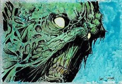 Gary Shipman Peinture - Swamp Thing - Loose page - First edition