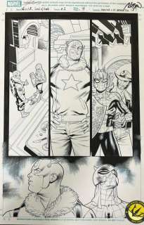 Jorge Molina, Adriano Di Benedetto | Página original Jorge Molina y Adriano di Benedetto War of the Realms: Land of Giants #1, página 7 | Taj Mahal Cómics