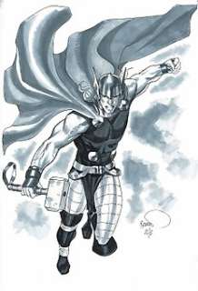 Paul Renaud Peinture - Thor - Avengers - Loose page - First edition - (2016)