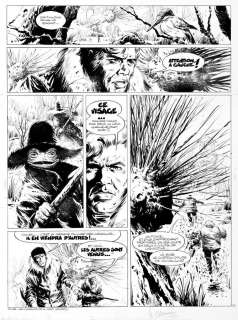 Vance | Bob Morane, planche n°22 Ã  l’encre de Chine et Ã… | Banque Dessinée