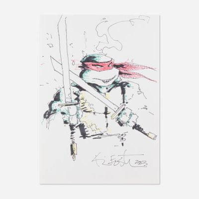 Kevin Eastman | TMNT Raphael Illustration (Mirage Studios, 2003) | Landry Pop Auctions