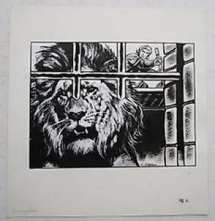 Karel Biddeloo - Originele boekillustratie - De rode ridder 60 - De wurgslang - Mixed media art - Loose page - (1988) | Catawiki