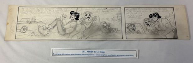 AL CAPP Li’l Abner original art ~ cartoon strip development illustrated | eBay US (Buy It Now)
