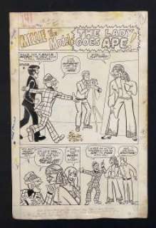 Millie The Model #181 Page 1 Original Comic Art | DTA Collectibles