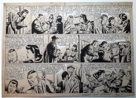 Antonio Canale - Amok: La Pagoda della Luna d’Orient - Loose page - (1946) | Catawiki