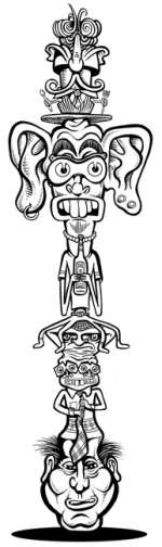 Pat Moriarity - Fantagraphics cartoon