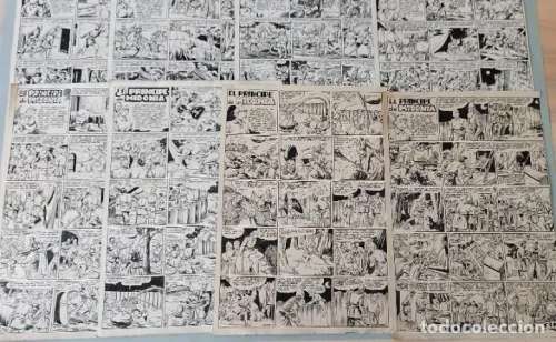 JUAN MARTINEZ OSETE - EL PRINCIPE DE MIDONIA - ORIGINAL - 8 PAGINAS 44x31cm