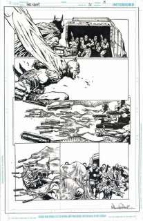 The Dark Knight - A. Ponticelli - 2x tavole originali "Voiceless | Angel of Darkness" - Firmate - Loose page | Catawiki