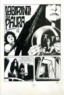 Dylan Dog spec. n. 8 - C. Roi - splash original page "Labirinti di Paura" - Loose page - (1994) | Catawiki