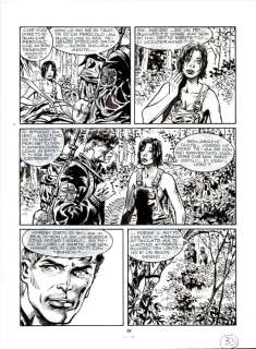 Mister No n. 306 - Tavola Originale "la notte del sacrificio" - Loose page - First edition - (2000) | Catawiki