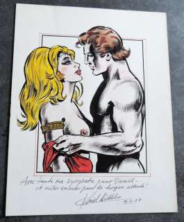 Biddeloo, Karel | Original drawing in colour, done in Indian ink and colour ink  - De Rode Ridder [The Red Knight]  - (1987) | Catawiki