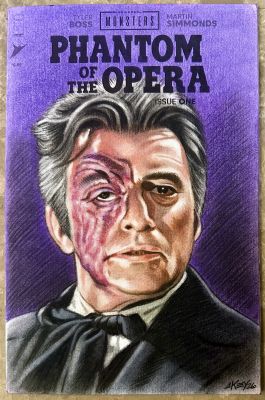 Phantom of the Opera Sketch Cover by Thomas Key | Raremarq (Buy It Now)