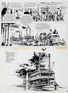 Vance | Ringo, planche n°19 Ã  l’encre de Chine de l’épi… | Banque Dessinée